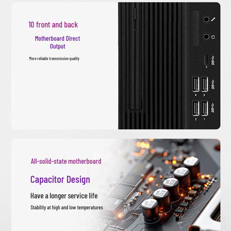 Lenovo Kaitian M90h Desktop PC with 23.8-inch Monitor (CN version)