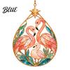 Безопасное для животных Подвесное украшение Фламинго Рождественский ornament Акриловое Прибрежное украшение для елки Украшения Тропический пляжный подвес для Рождественской елки Дома