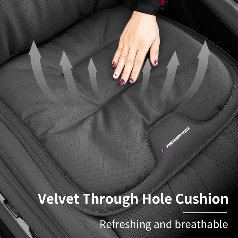 LMHKH1 2026 Car Sticker Car Seat Anti-slip Mats Velvet Memory Foam Rebound Cushion For BMW X1 X2 X3 X4 X5 X6 X7 E60 E90 E70 F10 F30 F25