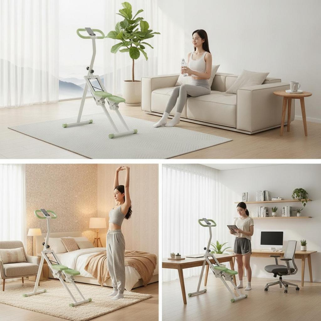 Step Climber with Handlebar Adjustable Height Stair Stepper Counter
