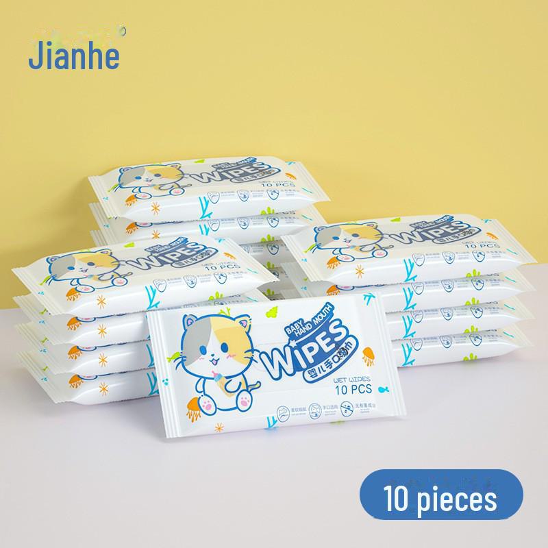 Infant Hand & Mouth Cotton Soft Wet Wipes - Gentle Clean for Baby