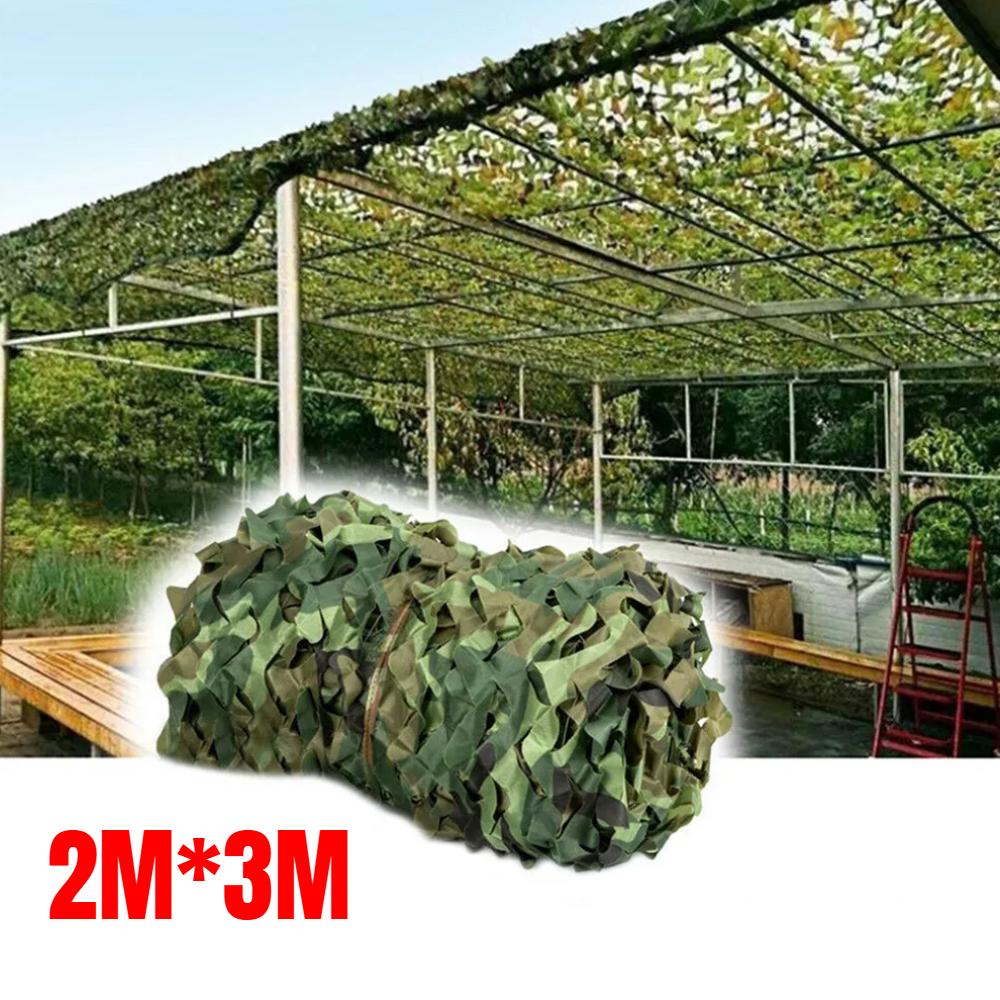3x5 м 4x6 м Камуфляжная сетка Рулон для оптовой продажи Теневая сетка для Охоты Лесных Тренировок Кемпинга Чехла на Автомобиль Пейнтбола Наблюдения за Птицами