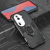 KEYSION Противоударный защитный чехол для OPPO Reno11 11 Pro 5G, мягкий силикон + ПК с металлическим кольцом-подставкой, задняя крышка для телефона OPPO Reno 11 5G