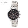 [Tandy] металлические часы с бриллиантами DIA-3605, популярные корейские часы