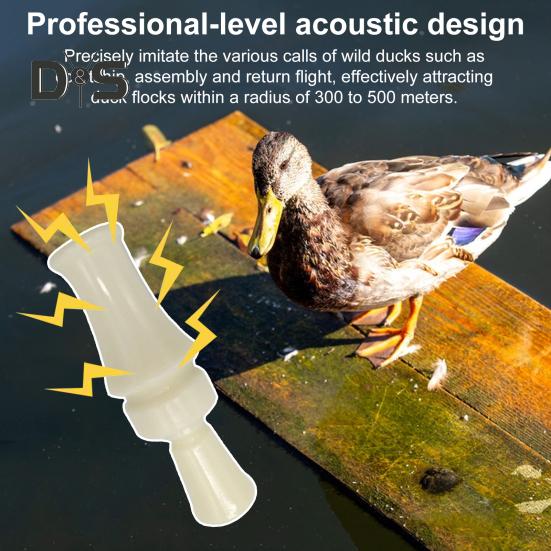 Свисток для охоты на ворон, портативный, легкий, белый, реалистичный звук, локатор для индеек, уток, птиц, животных, манок, привлекающий свисток