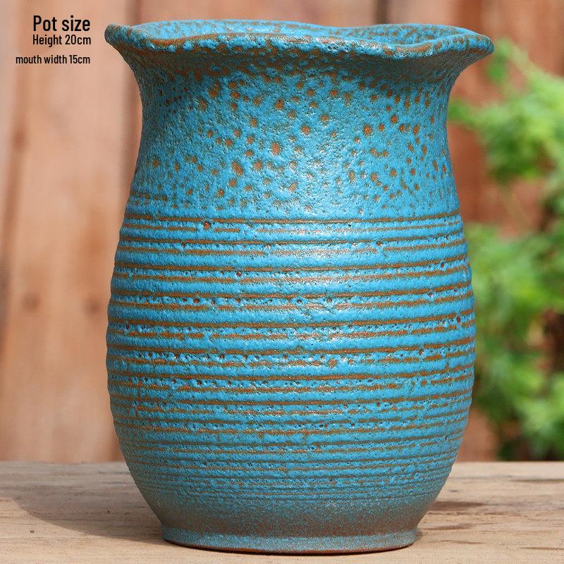 Специальное предложение: Высокий ретро-керамический цветочный горшок для суккулентов или зеленого редиса