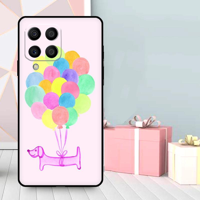 Cute Dachshunds Case For Samsung Galaxy M56 M52 M32 M53 M16 M11 M21 M31 M35 M12 M13 M14 M15 M36 M55 M34 M54