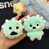 Plush Doll Keychain Cute Green Ball Little Monster Martin Keyring Photocard Holder SEONGHYEON JAMES Fans Gift
