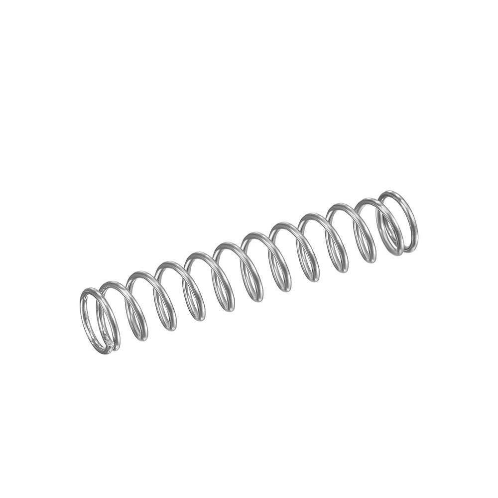 10Pcs Silver Tone Extended Compressed Springs Compression Spring Shop and Home Repairs
