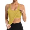 Breathable And Shock-absorbing Sports Bra With Chest Cushion And Herringbone Thread Top For External Wear