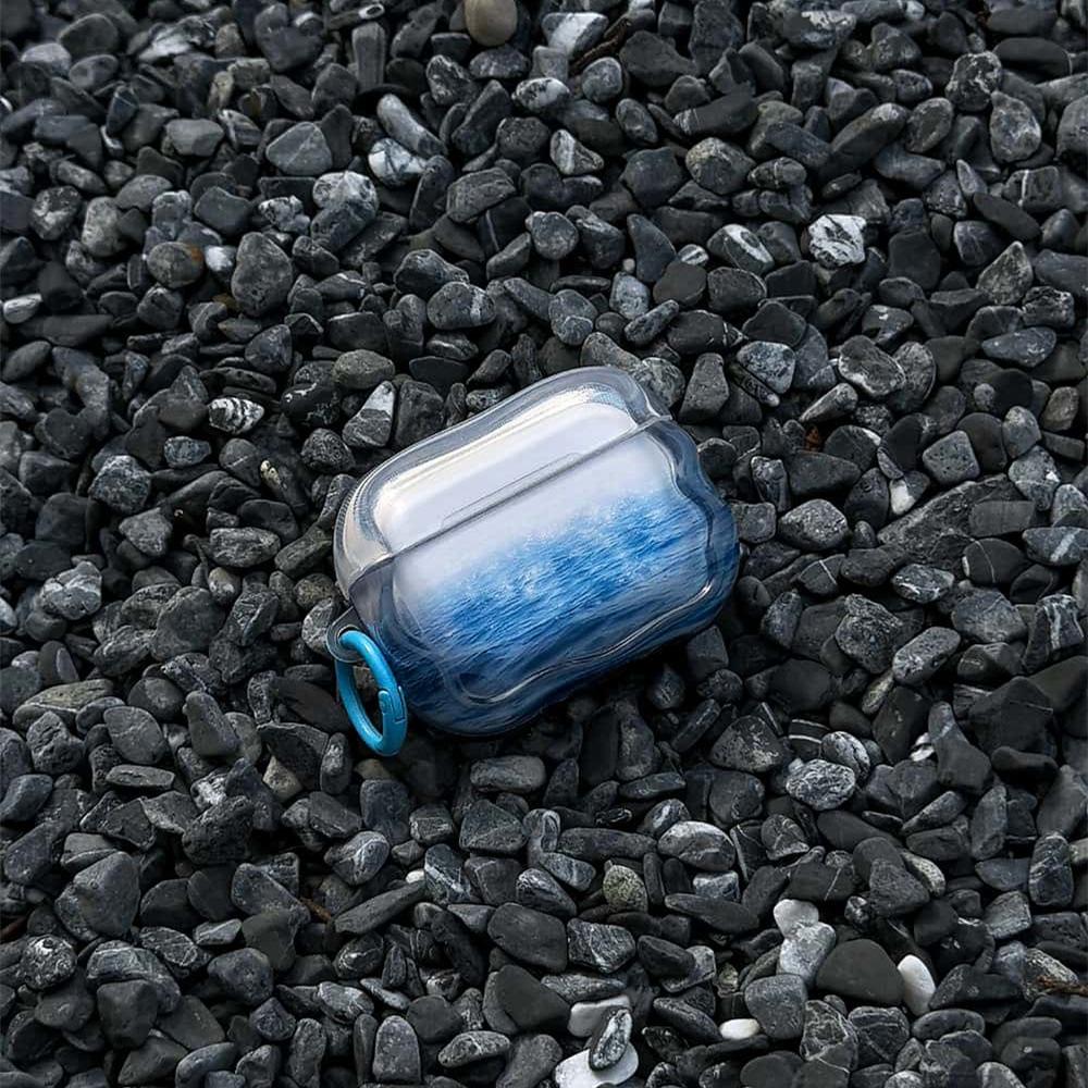 Apple AirPods 1 /1 generation personality gradual change color sea earphone cover for airpodsPRO1 niche anti-drop