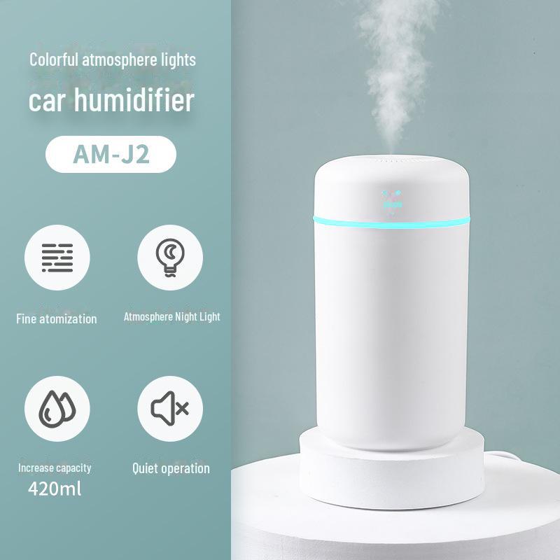 USB Мини-увлажнитель: Компактный настольный или автомобильный распылитель для домашнего использования