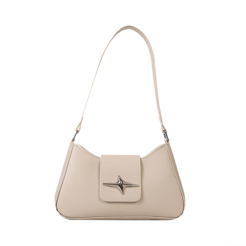 Fashion Simple Casual Women Daily Underarm Single Shoulder Baguette Bag