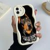 LZ14 Dog Doberman Animal Art Прозрачные мягкие волнистые чехлы для телефонов для Xiaomi 11 Lite Redmi Note13 12 8 Pro 9 12C A3 Infinix Smart 8 Tecno Защитная задняя крышка
