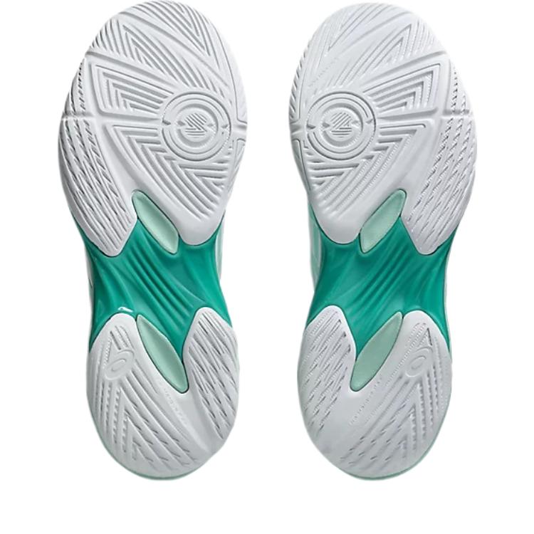Asics Кроссовки для волейбола Gel-Rocket 12 Сетчатые Скругленный носок На шнуровке Амортизация Низкие Женские кроссовки 1072A119-104