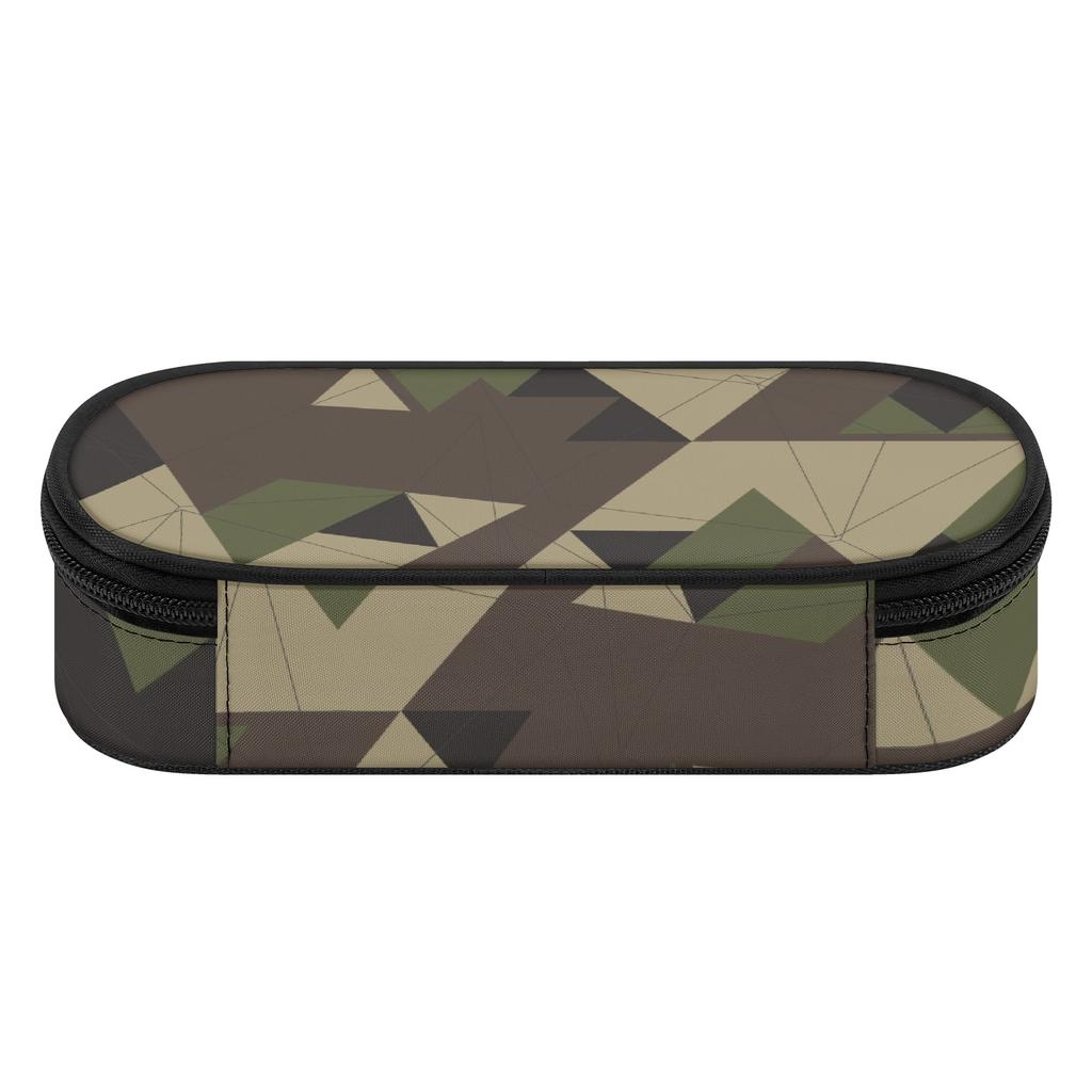 Pen Case Organized Storage 300D Polyester Smooth Zipper with Pen Slots Mesh Pocket and Spacious Main Compartment for Classroom Use