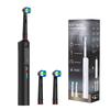 Sonic Rechargeable Electric Toothbrush 3 Mode Superior USB Clean Tooth Brush with Box 2 Replacement Heads for Adults