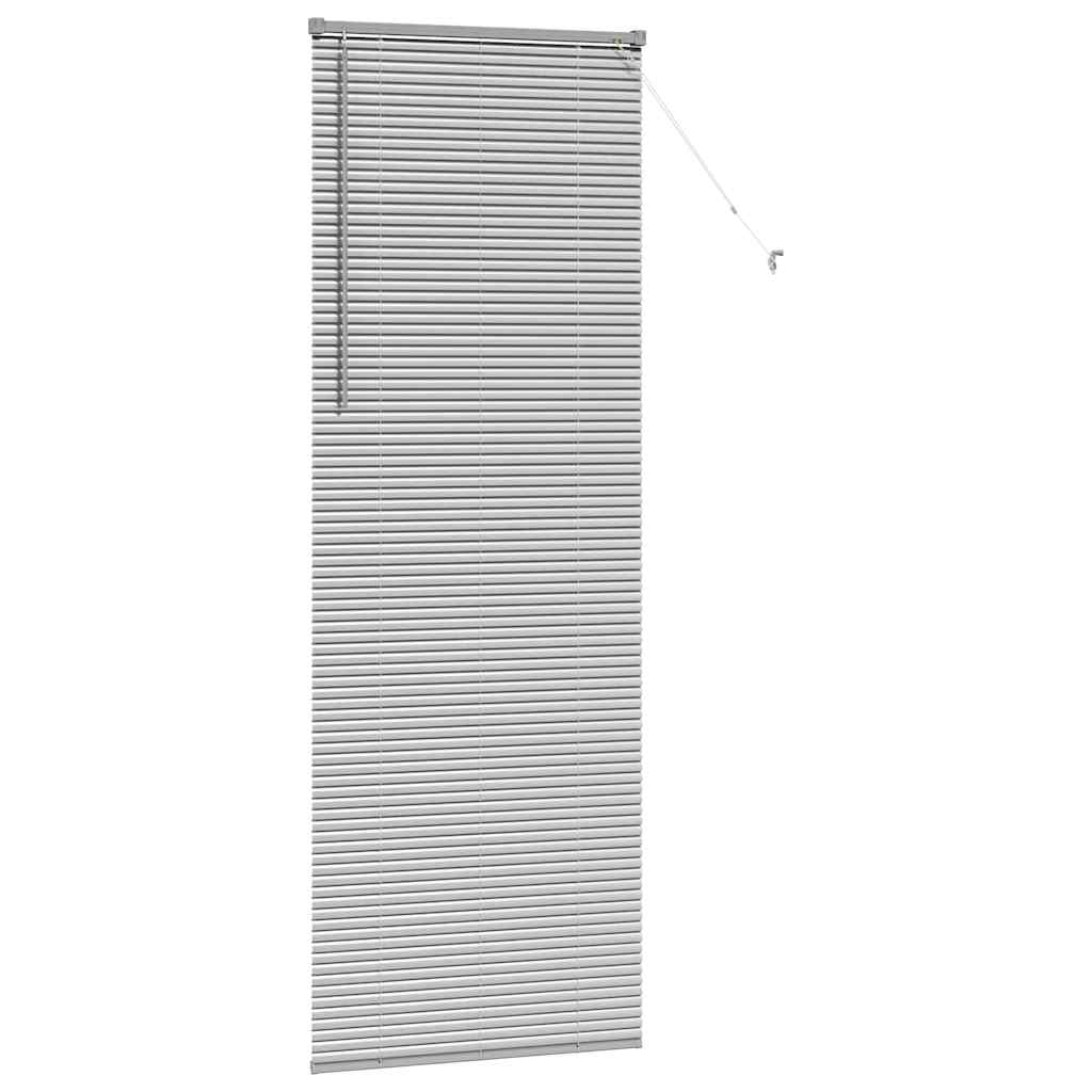 vidaXL Venezianische Jalousien Silber 220 x 70 cm Aluminium