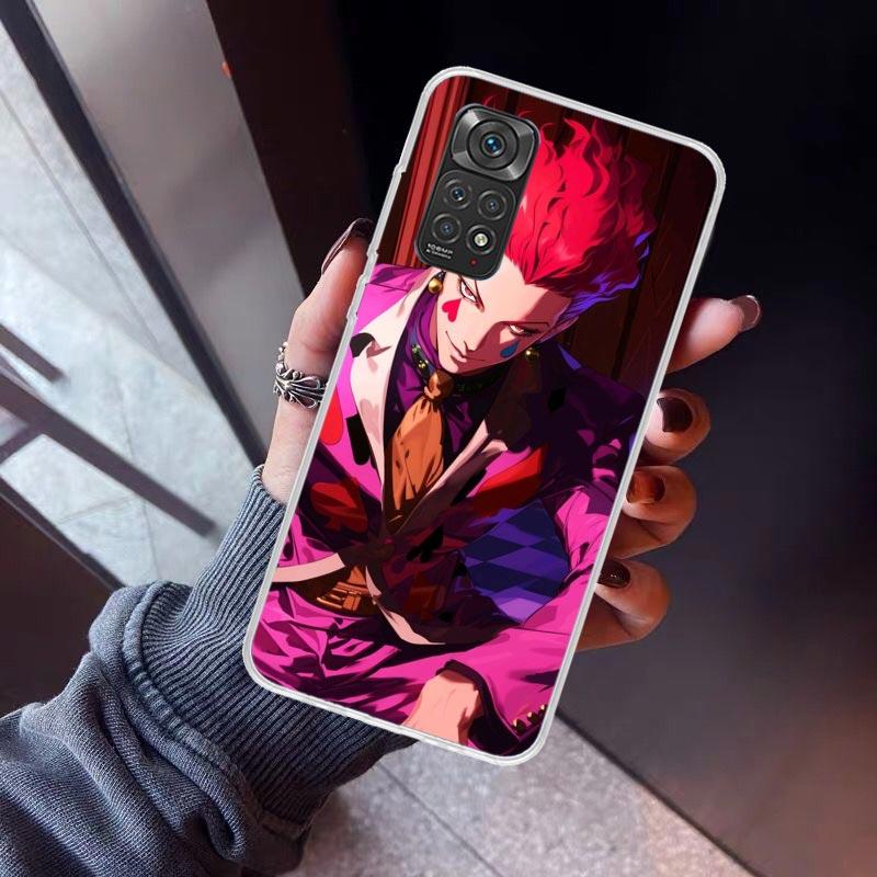 Huner X-Hunters Hisoka Phone Case For Xiaomi Redmi Note 15 14 14S 13 12S 12 Pro Plus 11S 11 10S 10 4G Cover 11E 11T 5G Print Fun