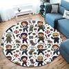 Resident Evil Round Area Rug Carpet Rug For Living Room Bedroom Sofa Playroom Decor Nonslip Floor Mat