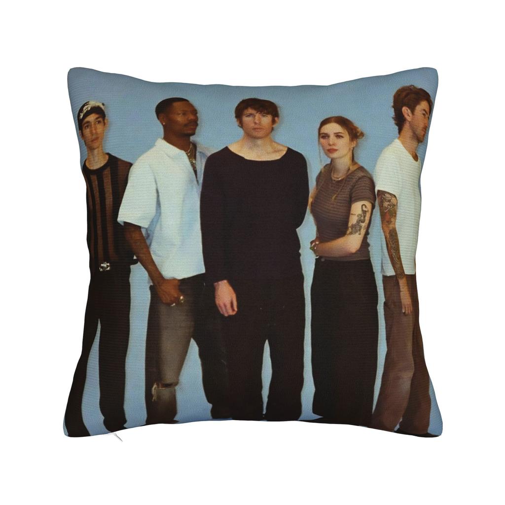 Decorative Pillow Covers Turnstile Rock Band Tour Merchandise Living Room Throw Pillow Case Cover Square Multiple Sizes