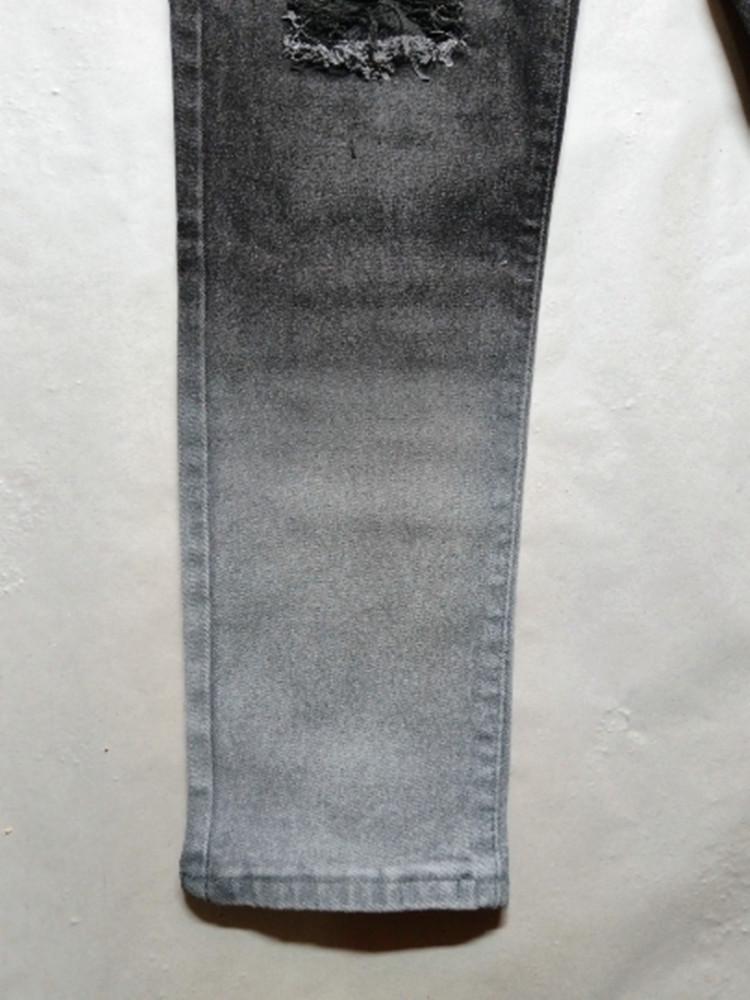 Модные европейские и американские узкие рваные мужские джинсы