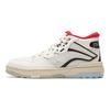 Li Ning Wave MID Abrasion Resistant, Lightweight, Balanced Mid top Skateboard Shoes Unisex White Gray AGCV265-1