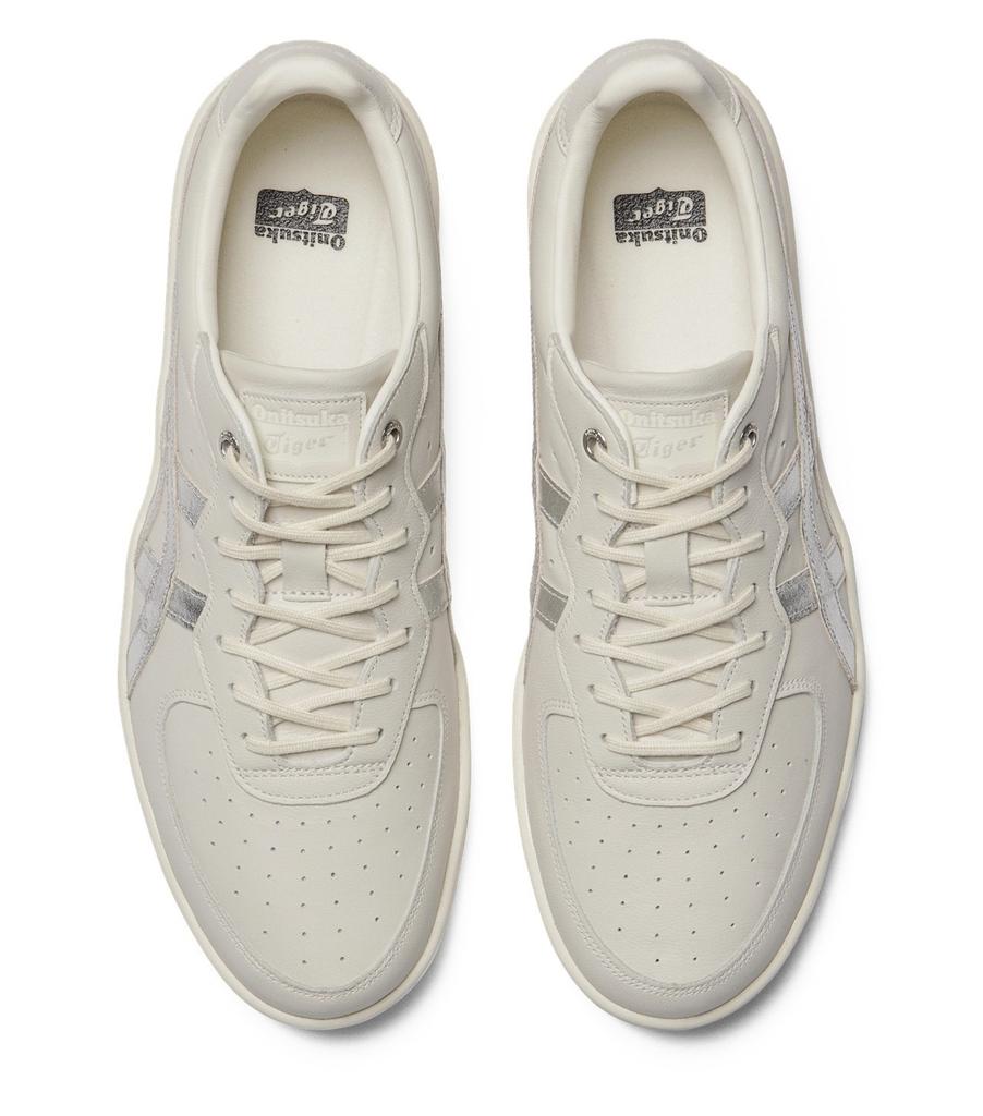 1183C630-100 Onitsuka Tiger GSM SD "КРЕМОВЫЙ/ЧИСТО-СЕРЕБРЯНЫЙ"