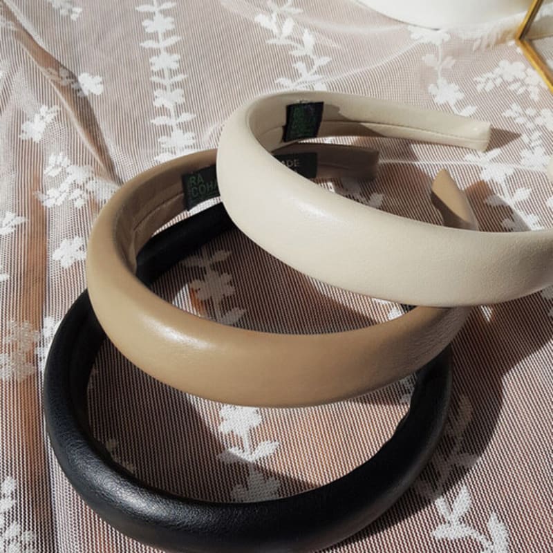 РАКОХА Простой ободок для волос из искусственной кожи