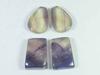 22-23MM флюорит микс подобранная пара 2 шт кабошон кристалл для изготовления сережек SK-3674