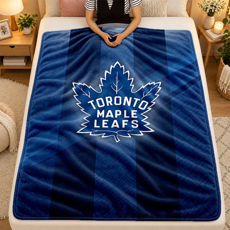 Фланелевое одеяло Toronto Maple Leafs Теплое Мягкое Плед для использования на диване кровати в гостиной