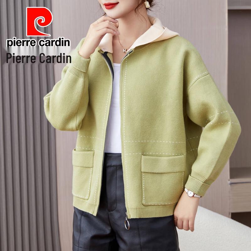 Pierre Cardin Женский повседневный вязаный кардиган с капюшоном