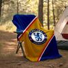 1pc C-Chelsea Theme Blanket - Digital Print, Polyester, Cozy for All Seasons, Perfect for Outdoor, and Travel