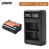 AJNWNM EN-EL15 ENEL15 El15 Battery for Nikon D7000 D7100 D7200 D850 D750 D7500 D810 D500 D800 D610 D600 +LCD Charger