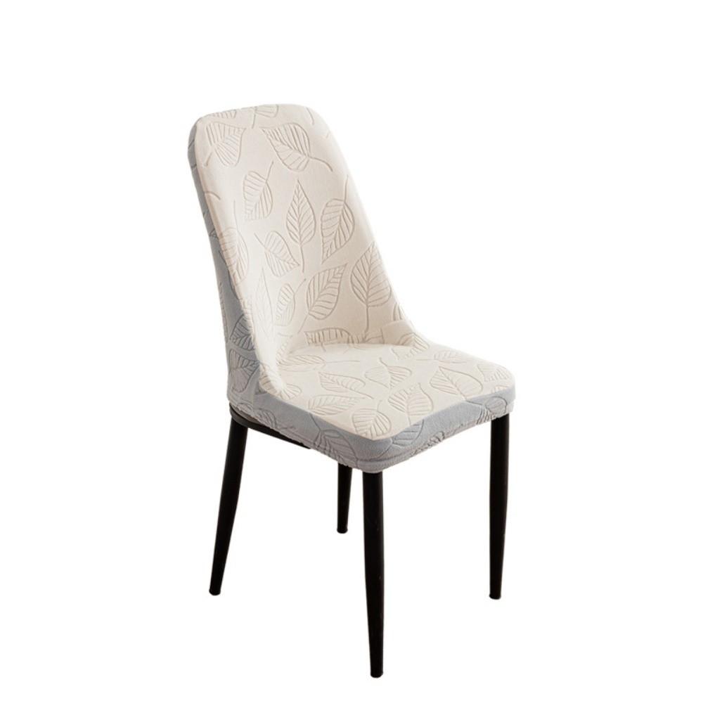 Jacquard Dining Chair Protector Cover Arc Dustproof Cover High Quality Chair Cover  Home