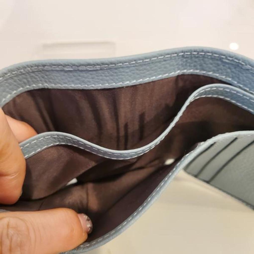 moncross BLAW19128 Cute Women's Mini 3-Stitch Cowhide Half Wallet