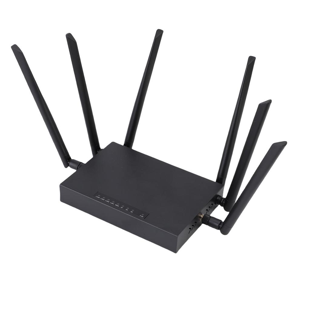 Разблокированный 4G LTE Модем-Маршрутизатор 300 Мбит/с 2.4G 5 LAN WiFi Роутер со слотом для 1 SIM-карты 8 Антенн для 32 Устройств
