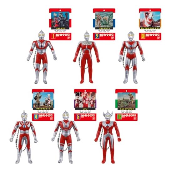[BANDAI] Ultraman Sofubi Package Charm DX (1 Box of 12 pieces) Recommended age: 8 years and up