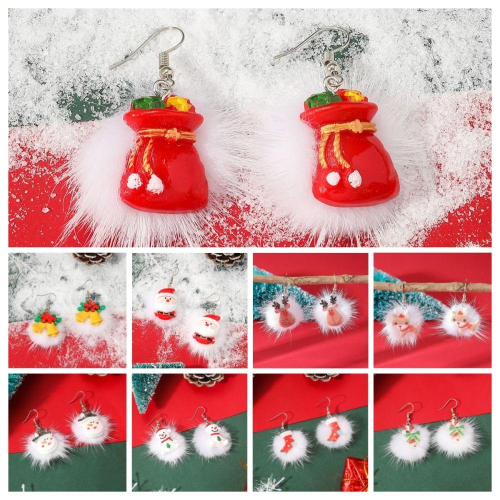 Christmas Stocking Merry Christmas Earrings Christmas Bell Xmas Earrings Studs  Girls