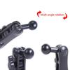 Aluminum 17mm Ball Mount Extension Adapter, Rotation Extension Rod for Car Air Vent Dashboard  Phone Holder