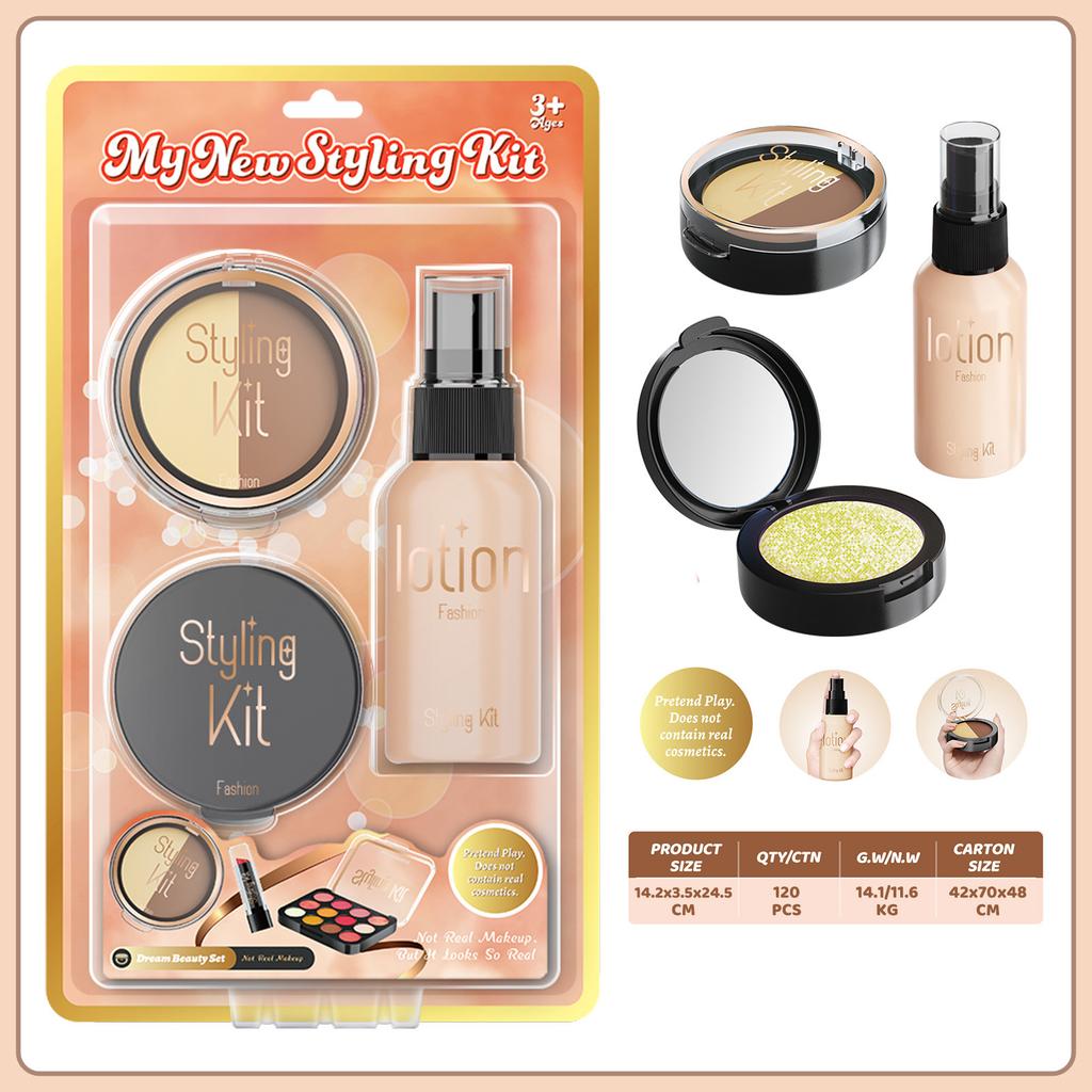 Girls Simulation Dressing Non-Smearing Makeup Children Cosplay Play House Toys Cosmetics Set