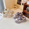 New spring and autumn sports shoes for girls, children's shoes with breathable mesh, dad-style shoes for boys, single mesh shoes for older children