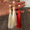 Chinese Style Mini Chinese Fan Tassels Chinese Silk Fan Bridal Group Fan  Chinese Wedding