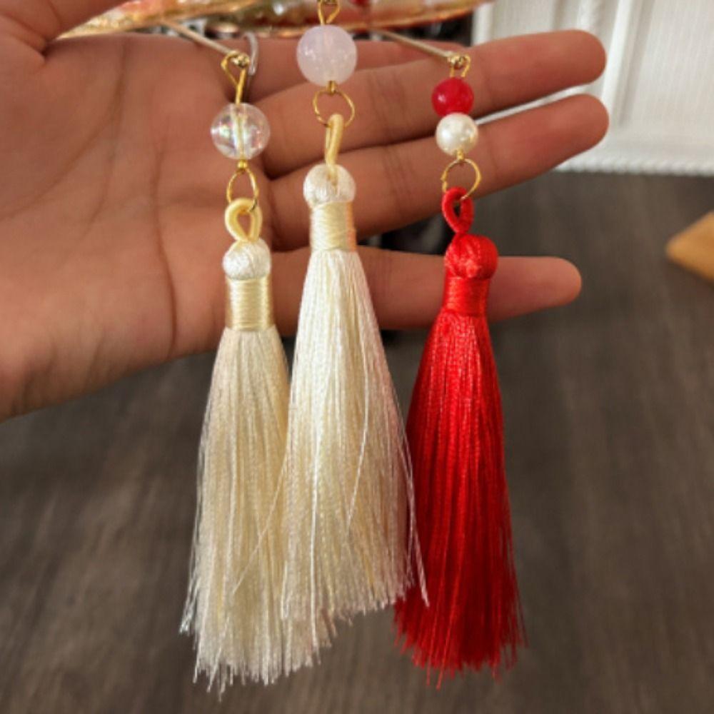 Chinese Style Mini Chinese Fan Tassels Chinese Silk Fan Bridal Group Fan Chinese Wedding
