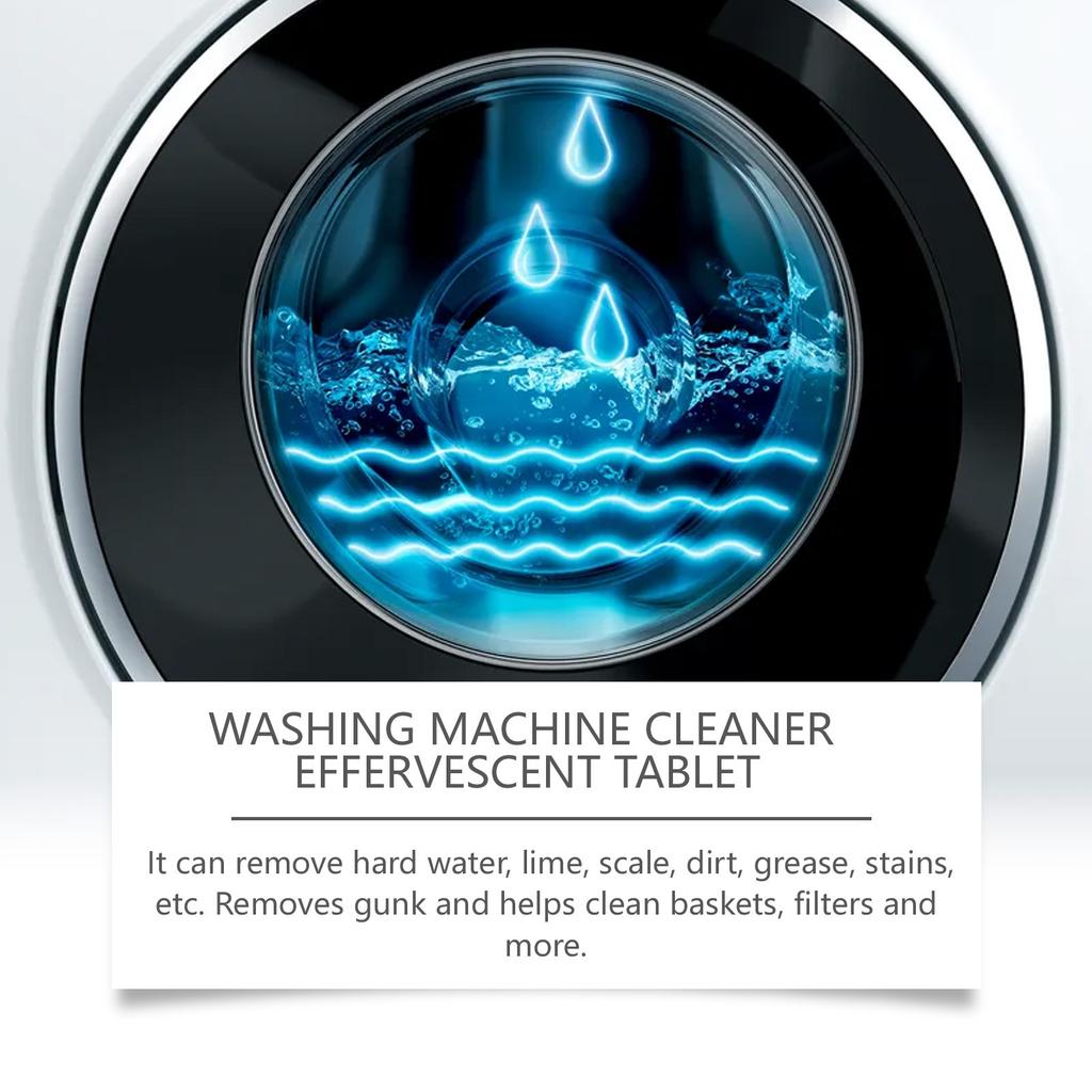 Washing Machine Tank Cleaning Agent Effervescent Tablets Fully Automatic Drum Type Effervescent Cleaning Tablets To Remove Stains