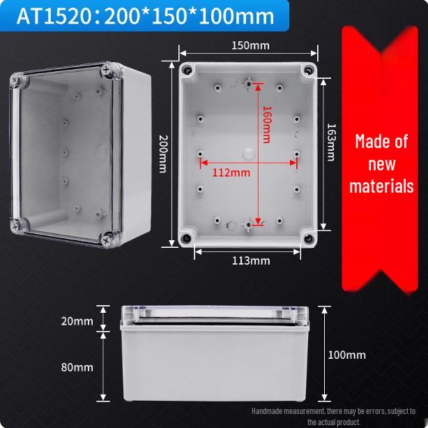 AG Type Waterproof Plastic Junction Box for Outdoor Power Buttons & Terminal Processing