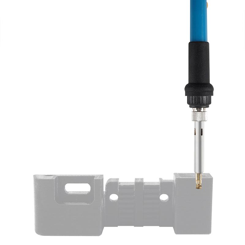 Нагревательная вставка Гайка Железный наконечник M2 M3 M4 M5 M6 Резьбовой встраиваемый комплект Инструмент для нагревательной вставки