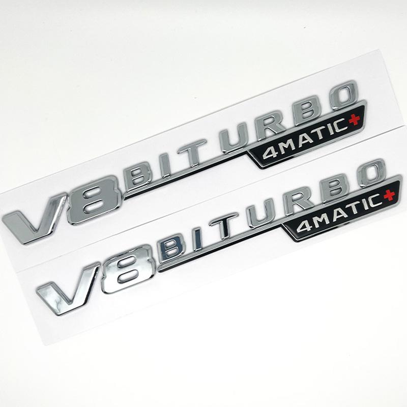 FUP1  Car Fender Side Emblem V8 Biturbo 4matic Logo For Mercedes C63S W205 E63S W213 S63 W222 GLC63S X253 GLE63S W167 AMG Accessories