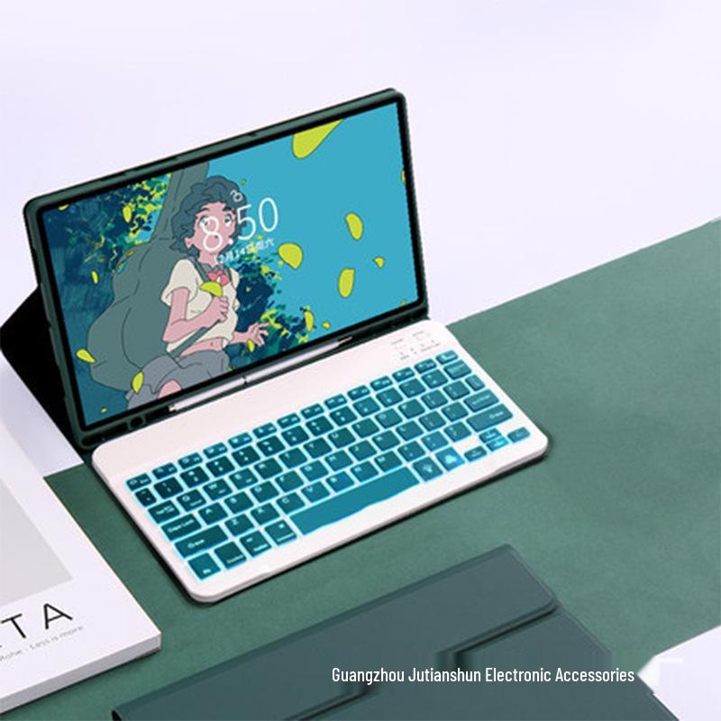 Чехол-клавиатура Bluetooth для iPad Air 11 дюймов 2026 года A2591 с ТПУ-оболочкой