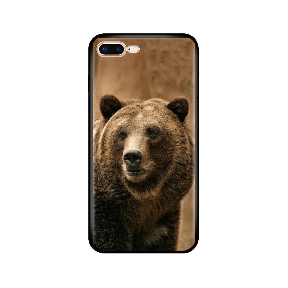 Для iPhone 7 8 Чехол силиконовый мягкий ТПУ Чехол для Apple iPhone 7 8 plus Сумка Funda coque etui bumper paiting черный ТПУ чехол